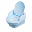 Maltex Bili WC formájú, kék, maci minta 