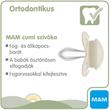 Mam Játszócumi Original Pure szilikon lapított (méret: 1) 16+ hó Mam Játszócumi Original Pure szilikon lapított (méret: 1) 16+ hó