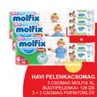 Molfix Havi pelenkacsomag Pants, 3+2 csomag zöld popsitörlővel! (6-os) 15 - 22 kg Molfix Havi pelenkacsomag Pants, 3+2 csomag zöld popsitörlővel! (6-os) 15 - 22 kg