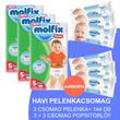 Molfix Havi pelenkacsomag Pants, 3+3 csomag sensitive popsitörlővel! (5-ös) 12 - 17 kg Molfix Havi pelenkacsomag Pants, 3+3 csomag sensitive popsitörlővel! (5-ös) 12 - 17 kg