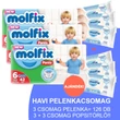 Molfix Havi pelenkacsomag Pants, 3+3 csomag sensitive popsitörlővel! (6-os) 15+ kg Molfix Havi pelenkacsomag Pants, 3+3 csomag sensitive popsitörlővel! (6-os) 15+ kg
