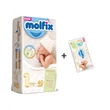 Molfix pelenka popsitörlővel (1-es) 2 - 5 kg Molfix pelenka popsitörlővel (1-es) 2 - 5 kg