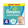 Pampers Active Baby pelenka megújult Giant Pack (4-es) 9 - 14 kg Pampers Active Baby pelenka megújult Giant Pack (4-es) 9 - 14 kg