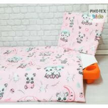 Pihetex Gyermek ágyneműhuzat Rózsaszín Panda [579/R] 90 * 140 cm