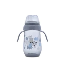 Lorelli My Friend Tanulópohár Aszimmetrikus szilikon csőrrel, Kék maci 6+ hó