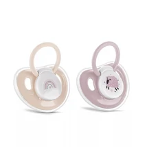 Lorelli My Friend Játszócumi Kupakos, 2db-os, Rózsaszín bárány szilikon cseresznye (méret: 1) 0+ hó