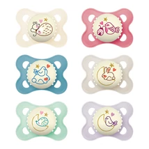 Mam Játszócumi Original night, Világítós, megújult! szilikon lapított (méret: 1) 2 - 6 hó