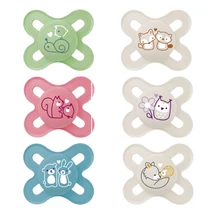 Mam Játszócumi Original Start, megújult, dupla szilikon lapított (méret: 1) 0 - 2 hó