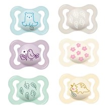 Mam Játszócumi Supreme, dupla, megújult! szilikon lapított (méret: 1) 0+ hó