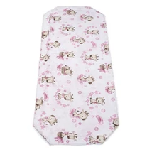 BabyBruin Óvodai derékalj Rózsaszín zsiráf 130 * 56 cm