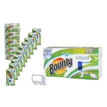 Bounty Papírzsebkendő Super Soft, 3 rétegű 10 * 10 db