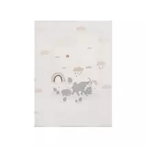 Color Pelenkázó lap Puha, sík, elefánt család 50 * 70 cm