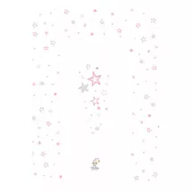 Color Pelenkázó lap Puha, sík, rózsaszín csillagok 50 * 70 cm