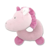 Lorelli Plüssállat Plüss fánk csörgő, Rózsaszín unikornis 18 cm