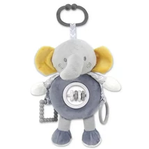 Lorelli Plüssállat Függeszthető csörgő játék, Szürke elefánt 24 cm