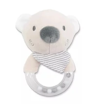 Lorelli Plüssállat Plüss csörgő golyós fogókával, Bézs maci 14 cm