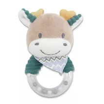 Lorelli Plüssállat Plüss csörgő golyós fogókával, Kék szarvas 14 cm