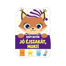 Szalay könyvek Kartonkönyv Jó éjszakát, Muki! - Napi rutin