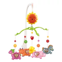 Babé Bed Bell Zenélő forgó Elefáni és barátai, felhúzós