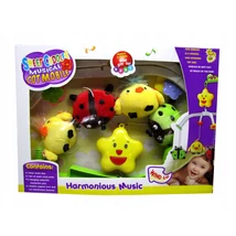 Harmonious Music Zenélő forgó Plüss csibe és katica, felhúzós