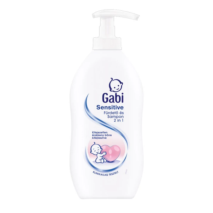 Gabi Babafürdető 2in1, Sensitive, pumpás