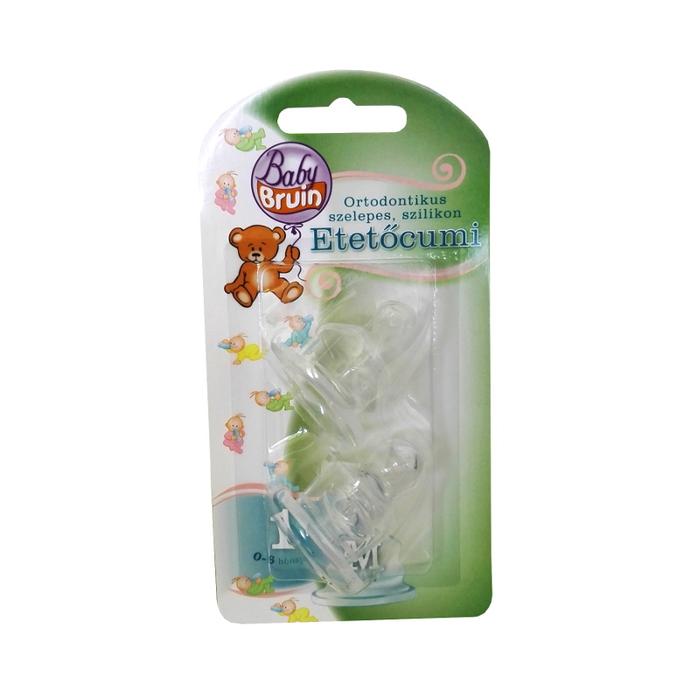 BabyBruin Etetőcumi S-es szilikon (méret: ) 0 - 6 hó