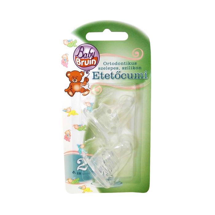 BabyBruin Etetőcumi S-es szilikon (méret: ) 6+ hó