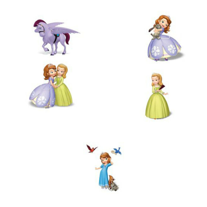 Disney Falidekor mini, Sofia hercegnő és barátai