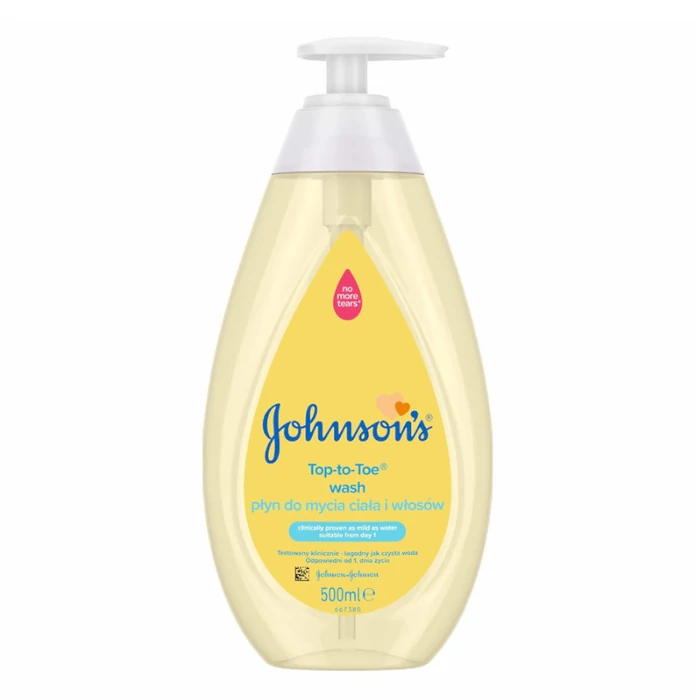 Johnsons Babafürdető Top-to-Toe wash, pumpás
