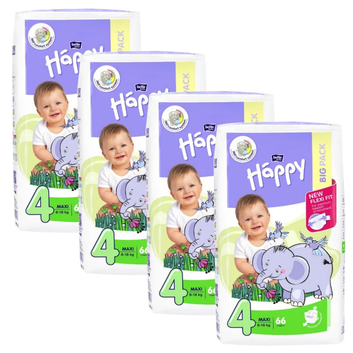 Bella Happy Havi pelenkacsomag (4-es) 8 - 18 kg