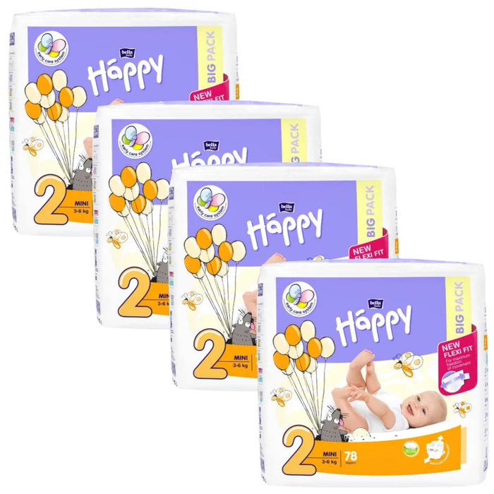 Bella Happy Havi pelenkacsomag (2-es) 3 - 6 kg