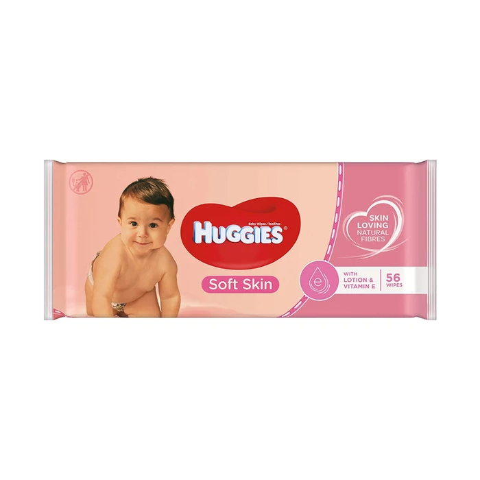 Huggies Soft Skin Popsitörlő