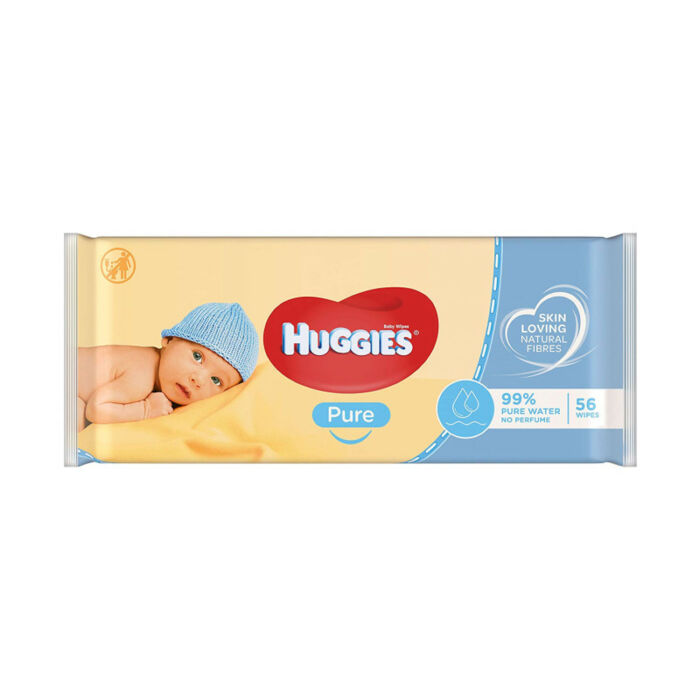 Huggies Pure Popsitörlő illatmentes sensitive