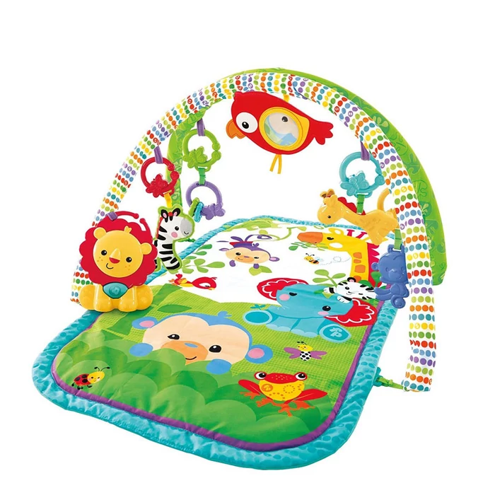 Fisher Price Tanuló játék Esőerdő 3in1 zenélő játszószőnyeg - Csomagolás sérült!