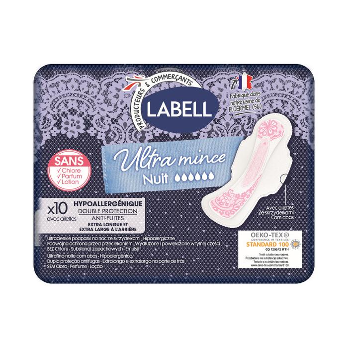 Labell Egészségügyi betét Ultra Night szárnyas (méret: éjszakai)