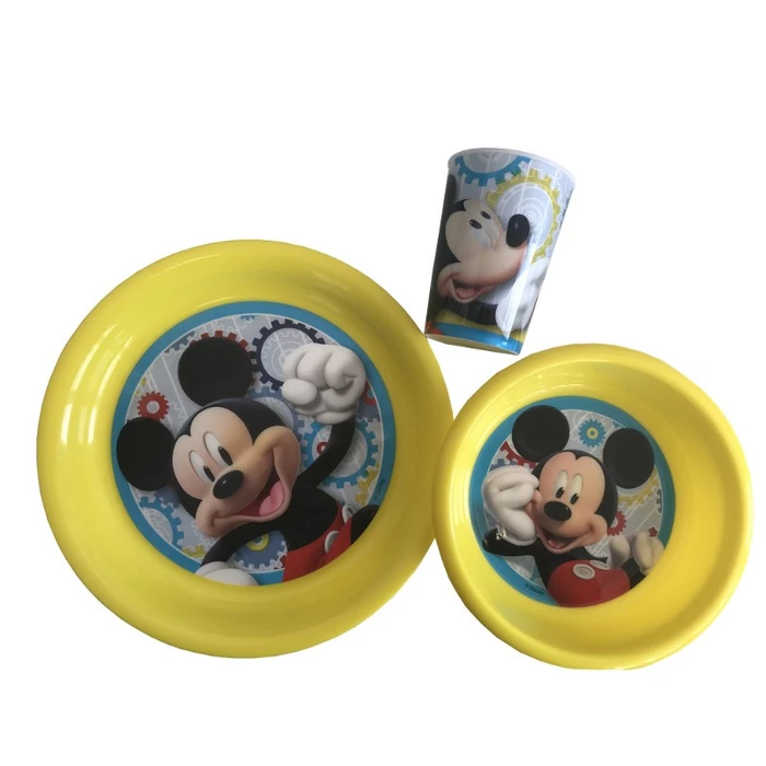 Mickey Mouse Etetőtányér szett 3db-os