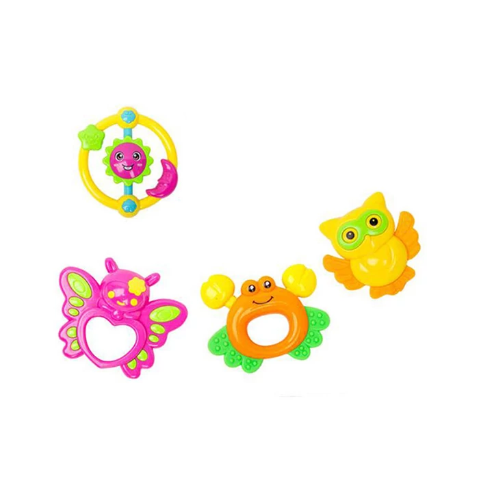 MK Toys Csörgő Állatos, 4 db-os szett