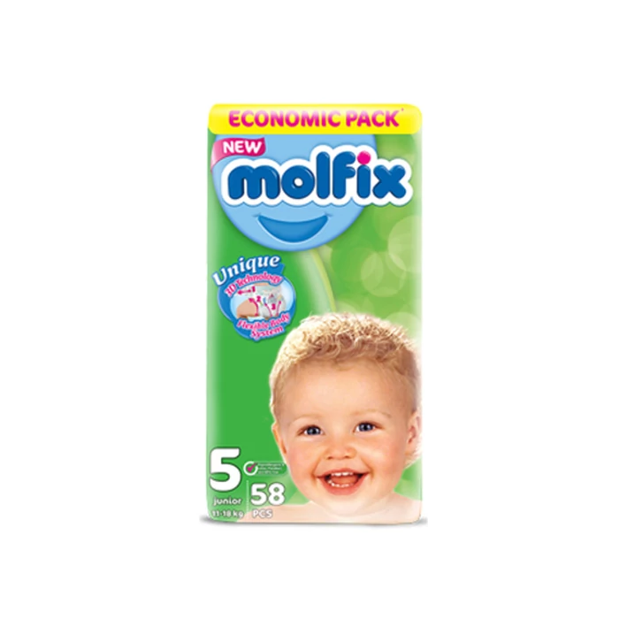 Molfix pelenka Giant - Csomagolás sérült! (5-ös) 11 - 18 kg