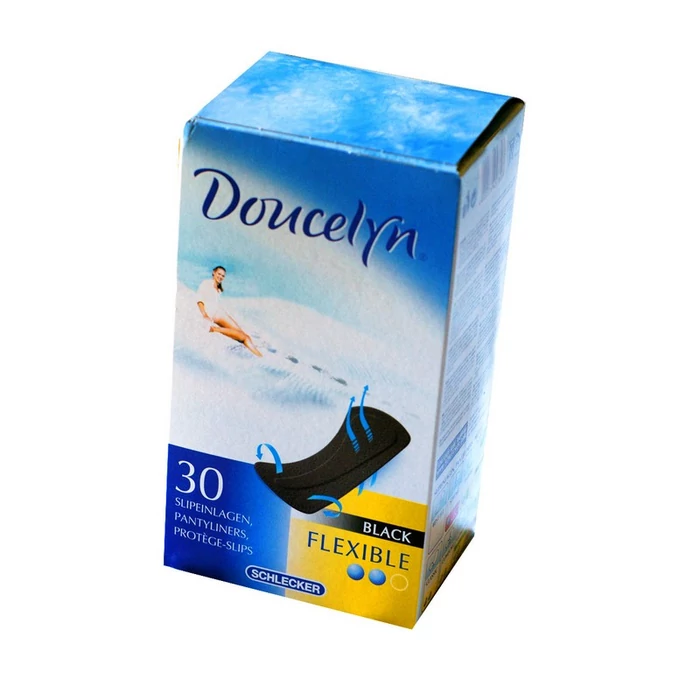 Doucelyn Tisztasági betét Flexibilis, fekete (méret: normál)