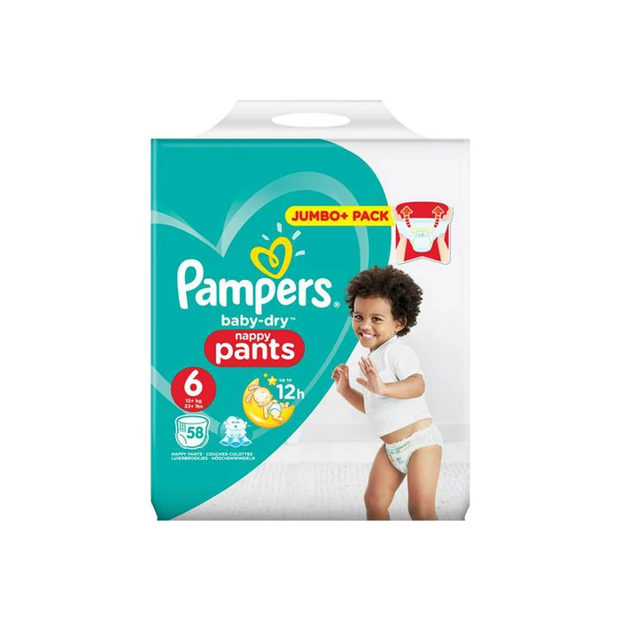 Pampers Pants bugyipelenka Baby-Dry Nappy Pants (6-os) 16+ kg