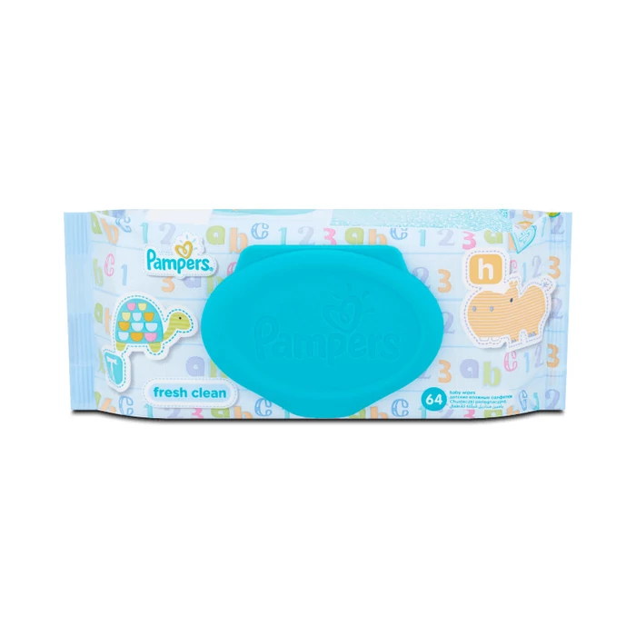 Pampers Fresh Clean Popsitörlő kupakos