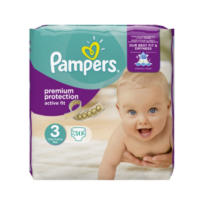 Pampers Premium Protection pelenka Active Fit (3-as) 4 - 9 kg