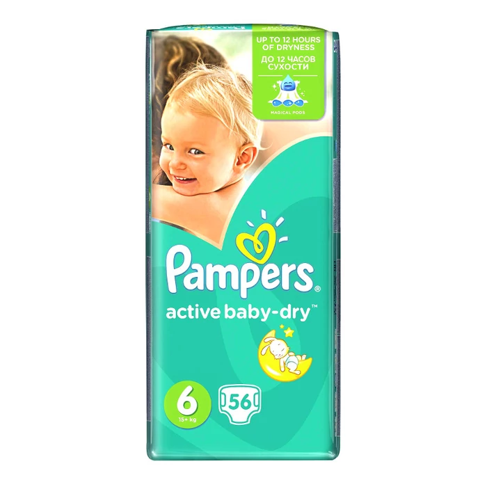 Pampers Active Baby pelenka GiantPack (6-os) 15 - 30 kg