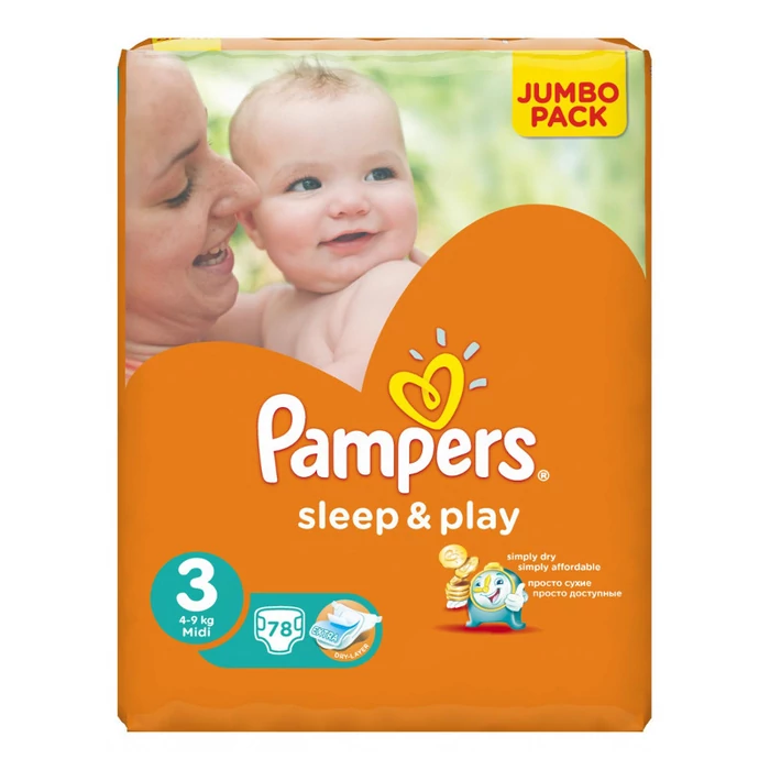 Pampers Sleep&Play pelenka JumboPack (3-as) 4 - 9 kg