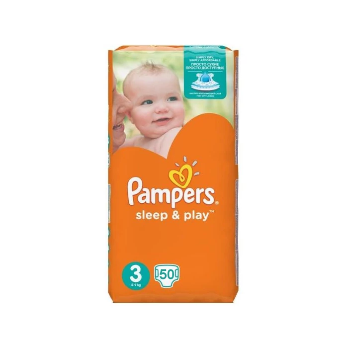 Pampers Sleep&Play pelenka Csomagolás sérült! (3-as) 4 - 9 kg
