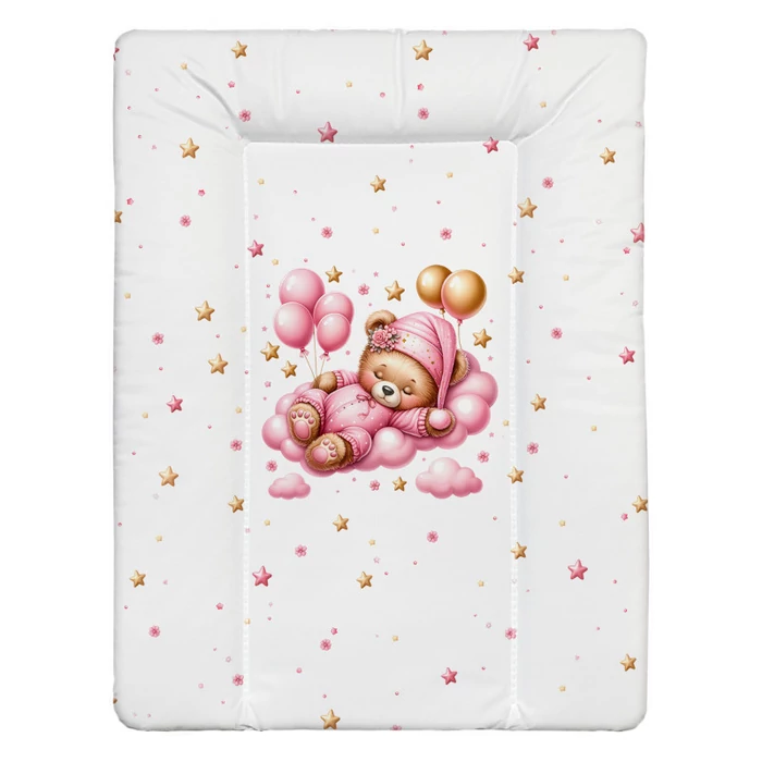 Color Pelenkázó lap Puha, körbe párnázott, rózsaszín pizsamás maci 50 * 70 cm