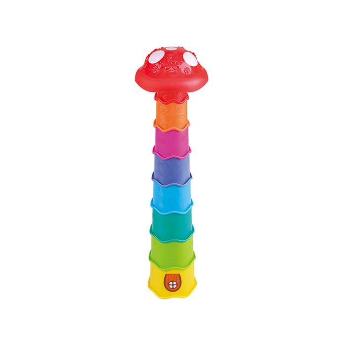 Playgo Tanuló játék Gombaház torony építőjáték