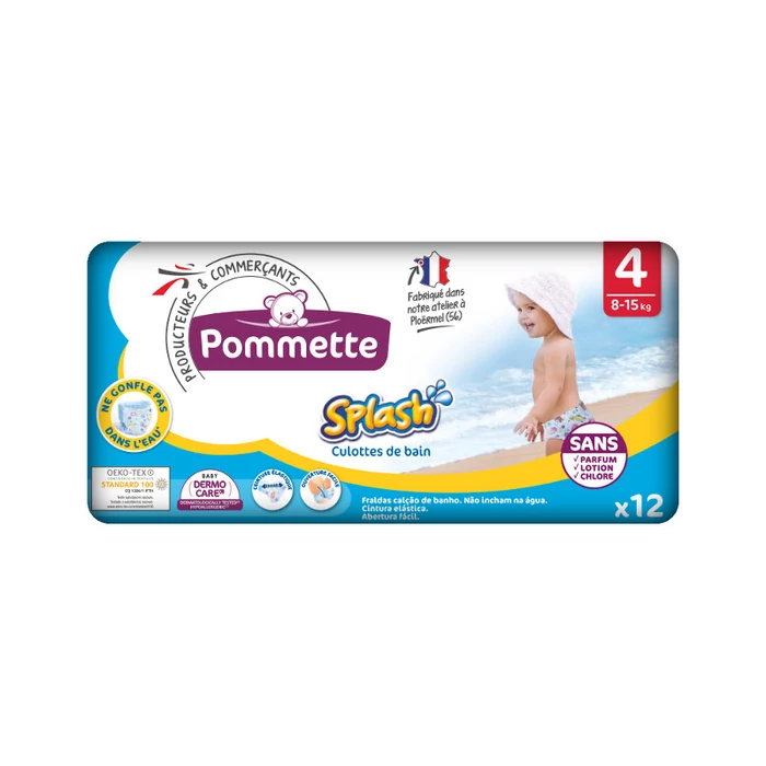 Pommette úszópelenka Splash (4-es) 8 - 15 kg