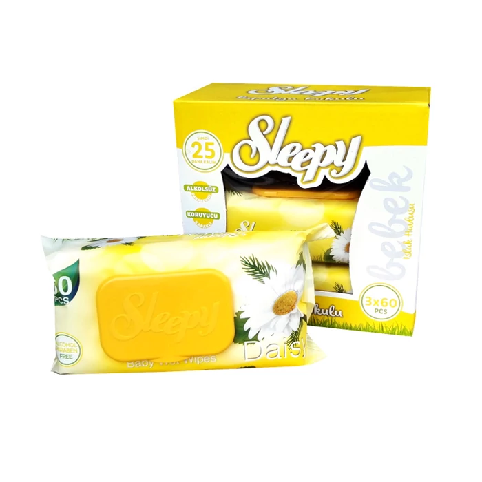 Sleepy Popsitörlő Margaréta illattal kupakos