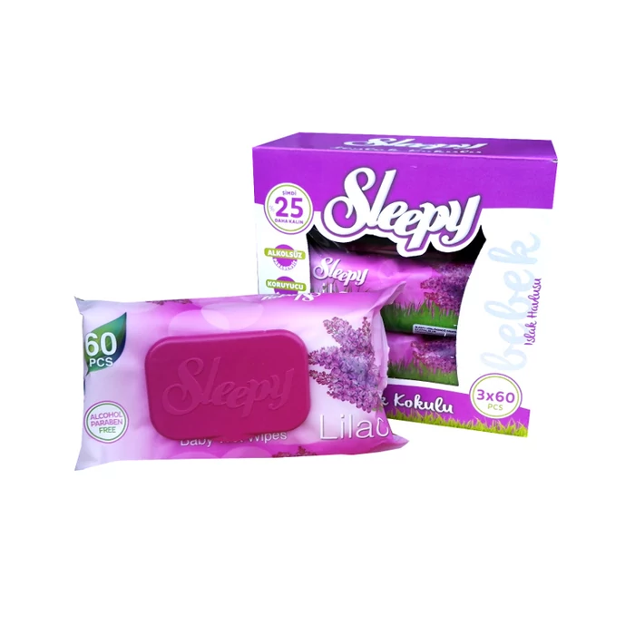 Sleepy Popsitörlő Orgona illattal kupakos